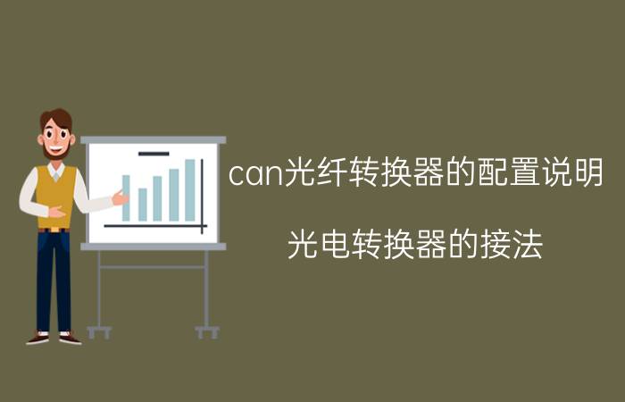 can光纤转换器的配置说明 光电转换器的接法？